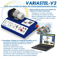 "VARIASTEL-V2" BANC D'ETUDE VARIATEUR DE FREQUENCE MOTEUR