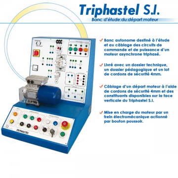 "TRIPHASTEL S.I." PLATINE D'ETUDE DEPART MOTEUR